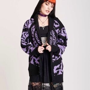 Midnight Hour Hypno Bat Cardigan 🦇